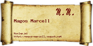 Magos Marcell névjegykártya